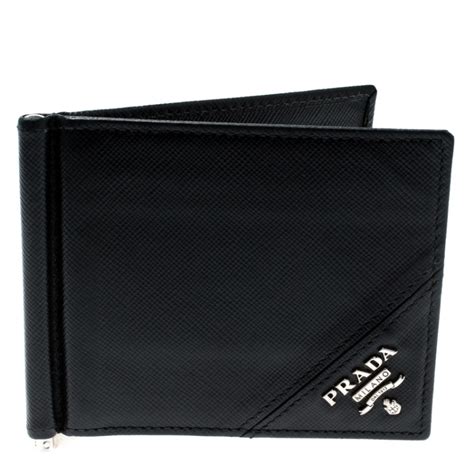 prada long wallet men|prada money clip billfold.